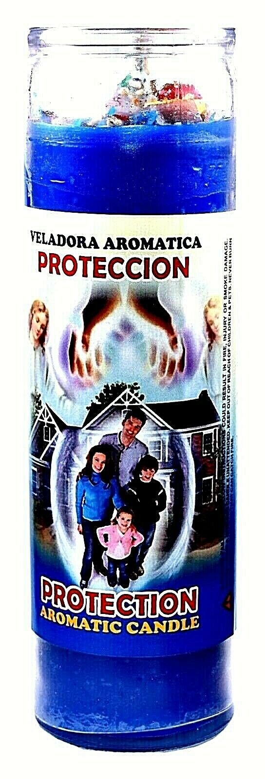 CANDLE COCKTAIL AROMATIC PROTECTION VELA - PROTECCION AZUL
