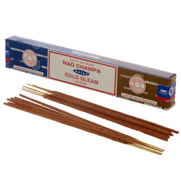 Home Fragrance~SATYA Sai BaBa Nag Champa & Gold Gleam Incense Sticks 12 x 14 sticks