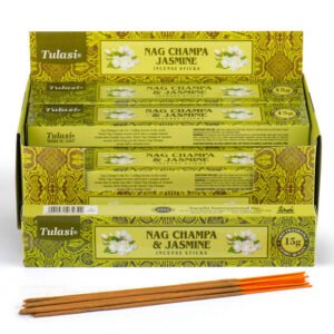 Home Fragrance~Nag Champa Tulasi Jasmine Incense Sticks x 12 Packs