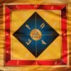 MagicunTarot Cloth~Rune cloth on the altar Celtic Wicca Runes Divination