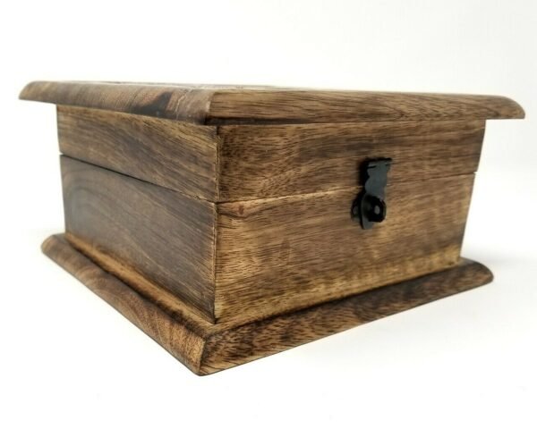 Wicca & Paganism~NEW Elephant Tree Wooden Carved Box, 4 x 6", Hand Carved, Brand New