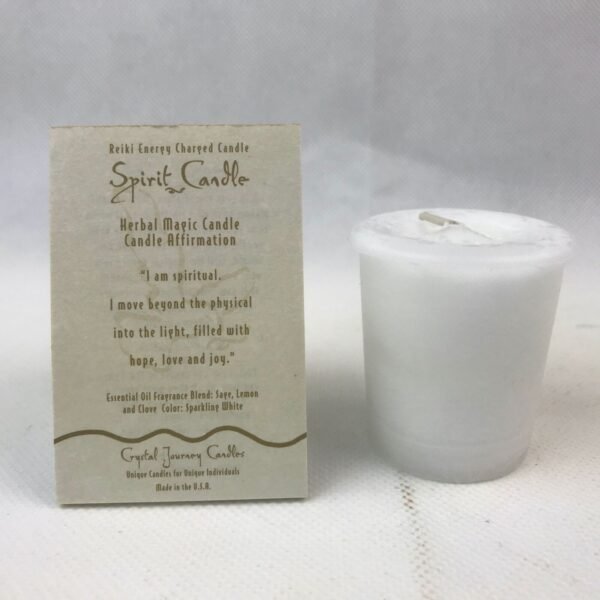 Magic Candle~Spirit Crystal Journey Reiki Charged Herbal Votive Candle One Candle