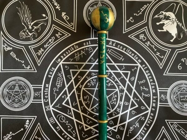 MagicunTarot Cloth~Magic Scepter of the Wand of the Golden Sunrise Air Golden Dawn