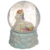 Collectable design~1 x Collectable Rainbow Unicorn Snow Globe Ornament Glitter Shaker Ornament Gift