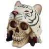 Home Decor~Fantasy Skull in Tiger Headdress Ornament Figurine Skeleton Horror Dead
