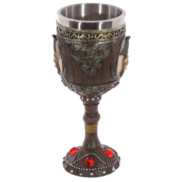 Home Decor~Pirate Design Decorative Goblet Chalice Cup Fantasy Ornament x 1