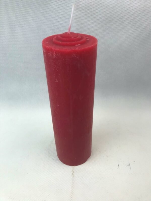 Magic Candle~Red 7 Day Pullout Unscented Refill Candle (No Glass) Magic Spell Pagan Wicca