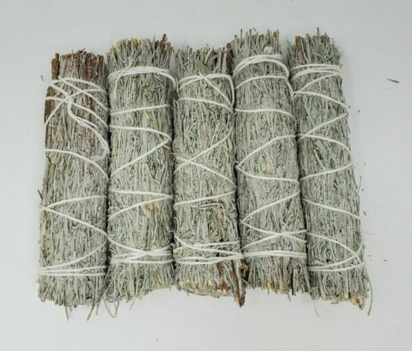 Palo Santo & Sage~2 Meditation Smudge Stick 4" (Mountain Sage & Frankincense, Myrrh, White Copal)