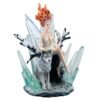 Fairy Collection~Crystal Fairy With Wolf Figurine Statue 9.5" High New In Box!