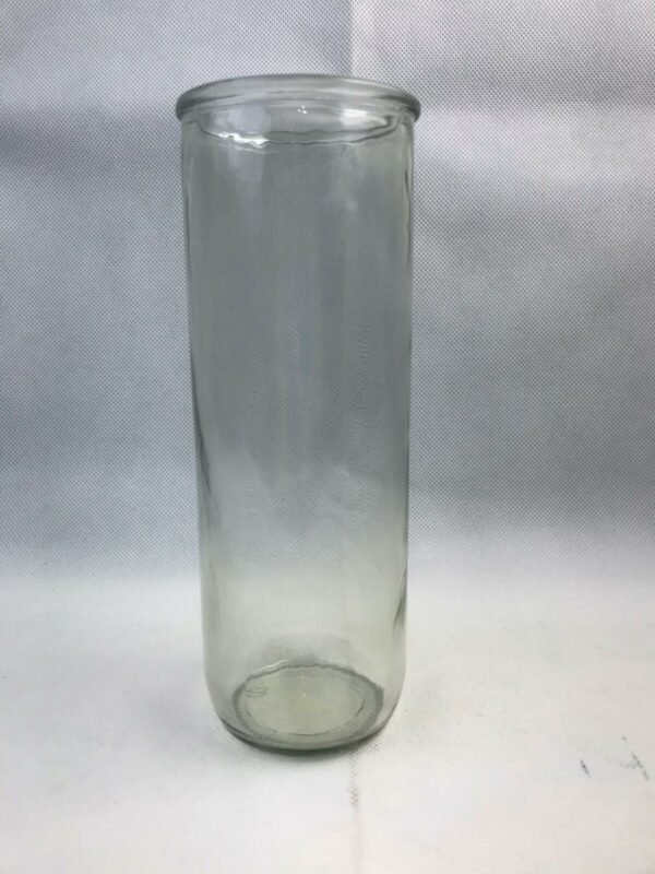 Magic Candle~Black 7 Day Pullout Candle In Glass / Refillable / Unscented Magic Pagan Wicca