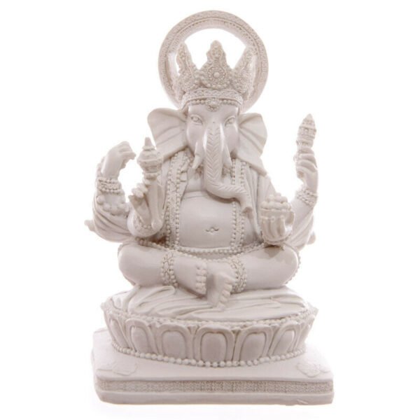 Home Decor~Decorative White Ganesh Figurine - Statue - Ornament - Gift - Hinduism