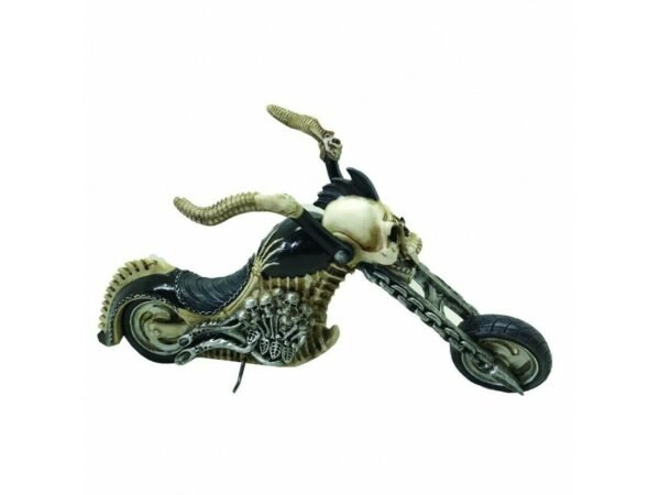 Magicun Giftware~Skeleton on Motorbike Dragon Hell Rider Biker Ornament Figurine