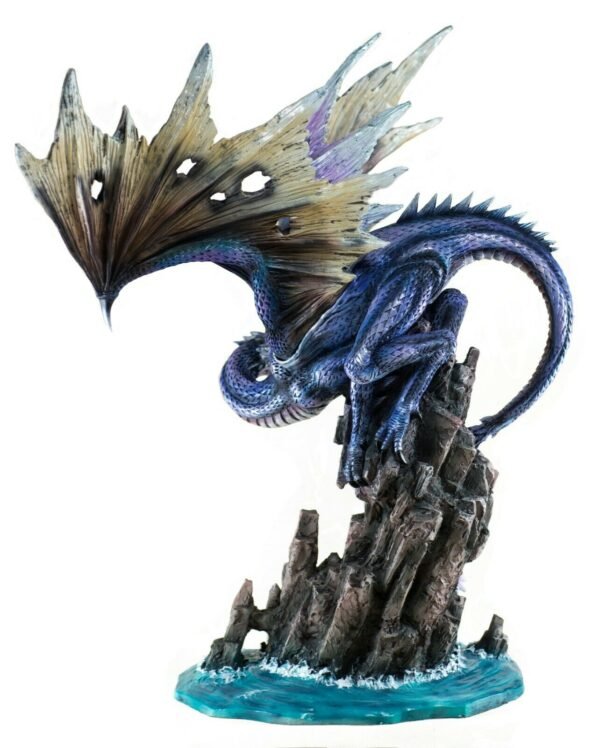 Fairy Collection~Large Scale Sea Dragon and Fairy Mermaid Figurine Statue 18.75" High New In Box