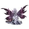 Fairy Collection~Fairy By Pond Giving Drink To Little Dragon Figurine Statue 16" Wide New In Box!
