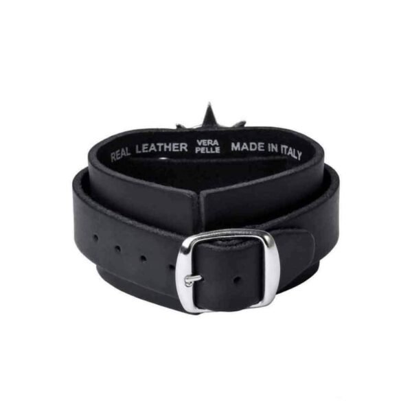 Alchemy - BAPHOMET - Leather Wrist Strap / Occult, Gothic, Black Metal