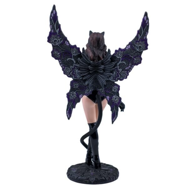 Fairy Collection~Felina Black Cat Fairy Figurine 10" High Polystone Statue New In Box!