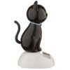 Home Decor~Lucky Black Cat Novelty Solar Powered Dashboard Flip Flap Pal