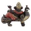 Home Decor~Decorative Ganesh Figurines Peacock Bench Statue Ornament Gift Hindu God Statue