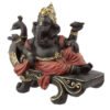 Home Decor~Decorative Ganesh Figurines Peacock Bench Statue Ornament Gift Hindu God Statue