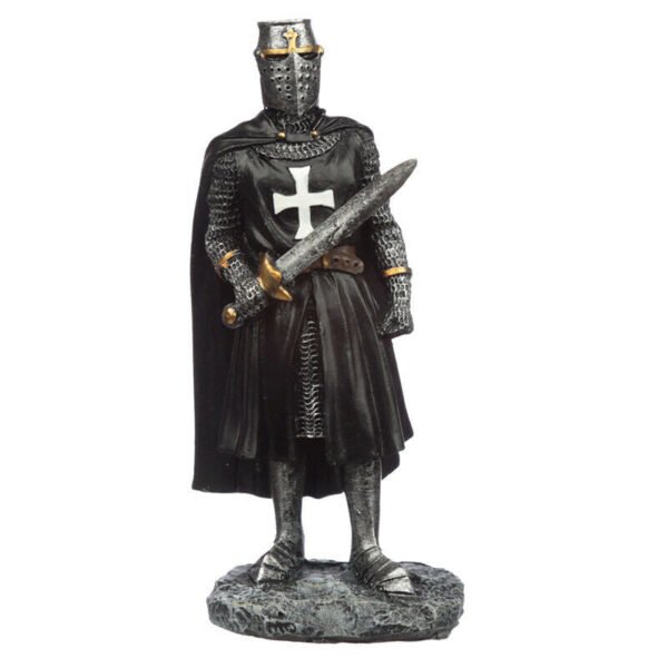 Home Decor~Collectable Dark Knight with Sword Figurine Medieval Fantasy Ornament x 1