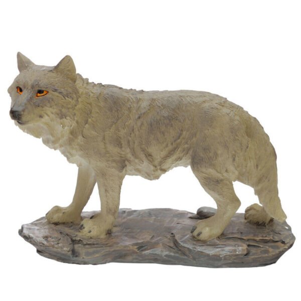 Home Decor~Moonlight Protector Protector of the North Wolf Figurine