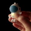 Collectable design~Space Cadet Retro Light and Sound LED Keyring Party Bag Filler Gift