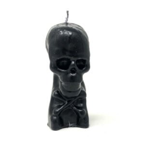Magic Candle~Black Skeleton Figurine Image Spell Candle Pagan Wicca Hoodoo