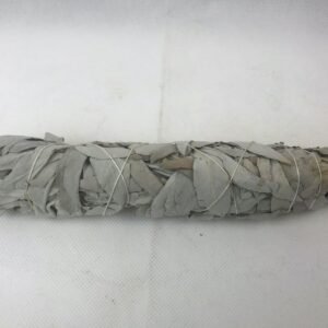 Witchcraft~White Sage Smudge Incense Wand Stick 9" Cleansing Negativity Removal 1 Stick