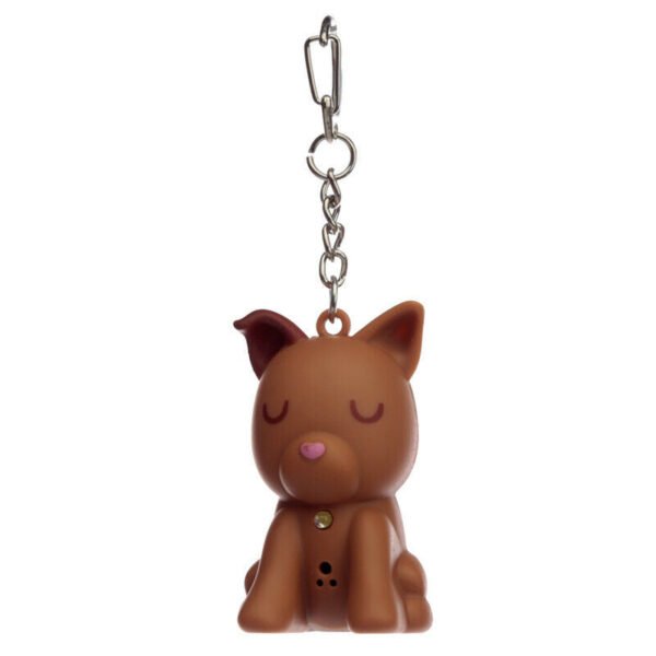 Collectable design~Cute LED Light and Sound Dog Squad Keyring Novelty Accessory