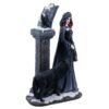 Fairy Collection~Cloaked Violist With Wolf & Crow Figurine 14.5" High Polystone Statue New!