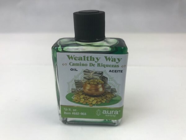 【Magic Oil】Wealthy Way Oil Attract Money Lottery Bingo Santeria Pagan Hoodoo Wicca 4 Dram