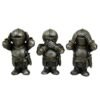 Magicun Giftware~Three Wise Monkeys Figurines Animals Decor See Hear Speak No Evil Ornament Gift