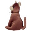 Home Decor~Interior Door Stop - Brown Cat with Ribbon Doorstop Stay Home Decoration Cosy