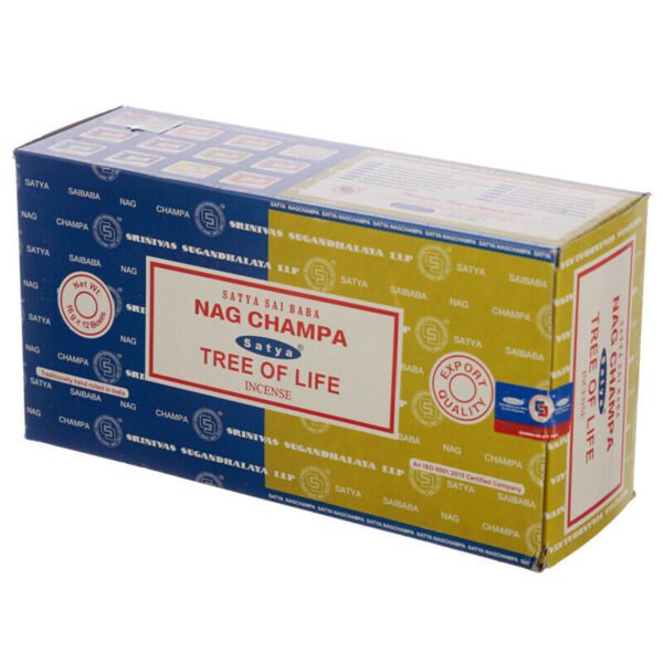 Home Fragrance~SATYA Sai BaBa Nag Champa & Tree of Life Incense Sticks 12 x 14 sticks
