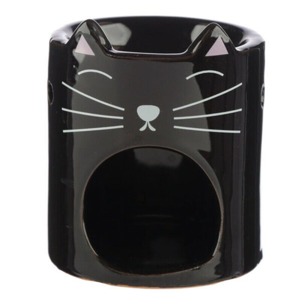 Home Fragrance~Ceramic Feline Fine Cat Oil Burner Essential Home Fragrance