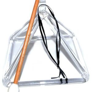 s-l1600_c5e34712-76a0-472e-8974-29e4007cf83b Witchcraft~GLASS SINGING PYRAMID with Mallet - 7 Inches