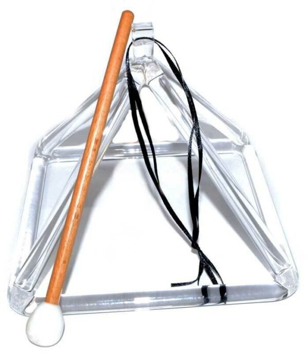 Witchcraft~GLASS SINGING PYRAMID with Mallet - 7 Inches