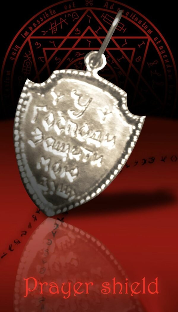 Magicun Talisman~Unique Sterling Silver Talisman Prayer Shield