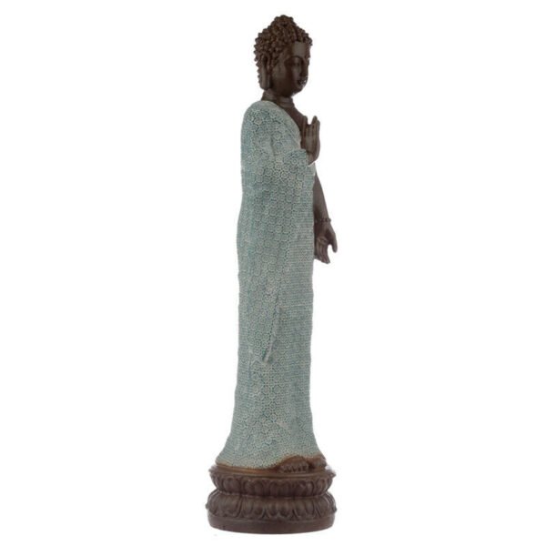 Home Decor~Decorative Turquoise & Brown Buddha Figurine Serenity Sculpture Ornament 49cm