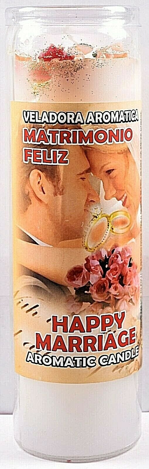 CANDLE COCKTAIL AROMATIC VELA HAPPY MARRIAGE - MATRIMONIO FELIZ AROMATIC