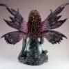 Fairy Collection~Black Gothic Fairy With Red Baby Dragon Figurine Statue 13" High New In Box!