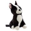 Home Decor~Cute Black and White Dog Plush Door Stop -Weighted Animal Shaped Filled Doorstop