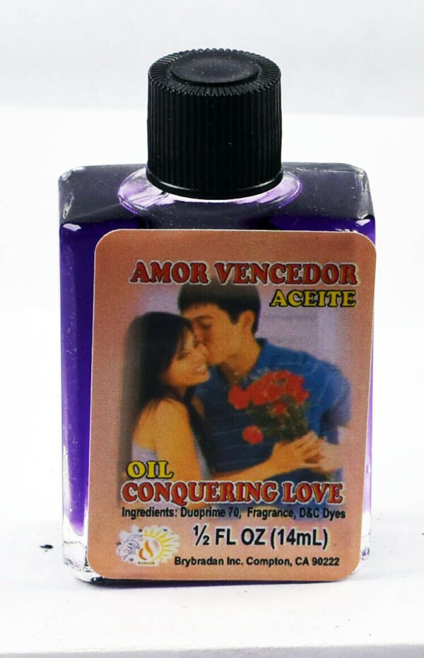 【Magic Oil】BRYBRADAN Conquering Love Oil / Amor Vencedor Aciete - ½fl.oz. /14.7ml