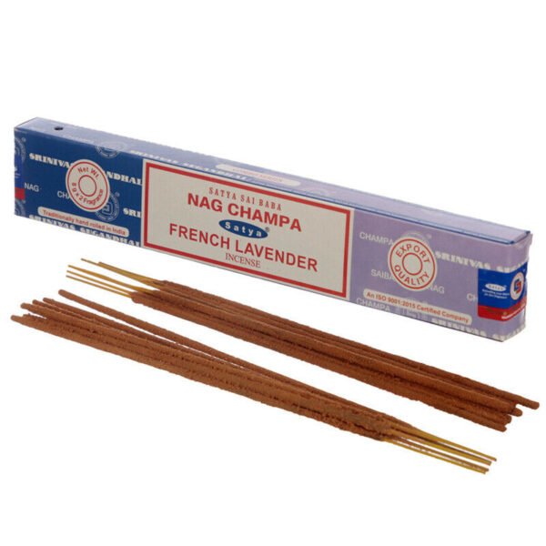 Home Fragrance~SATYA Sai BaBa Nag Champa & French Lavender Incense Sticks 12 x 14 sticks