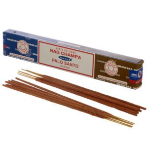 Home Fragrance~SATYA Sai BaBa Nag Champa & Palo Santo Incense Sticks 12 x 14 sticks