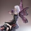 Fairy Collection~Fairy By Pond Giving Drink To Little Dragon Figurine Statue 16" Wide New In Box!