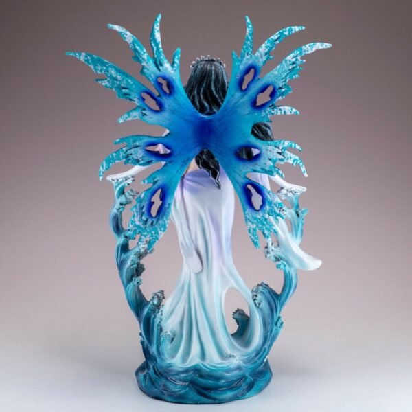 Fairy Collection~Purple and Blue Water Fairy Statue Fantasy Figurine 11.5" High Resin New In Box