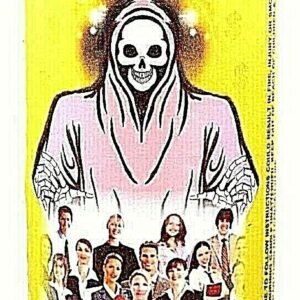 CANDLE COCKTAIL AROMATIC HOLY DEATH JOB STEADY WORK- MUERTE TRABAJO FIJO