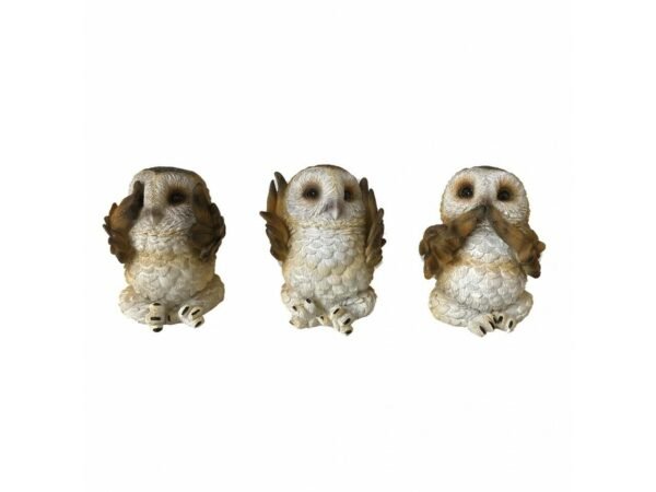 Magicun Giftware~Three Wise Monkeys Figurines Animals Decor See Hear Speak No Evil Ornament Gift