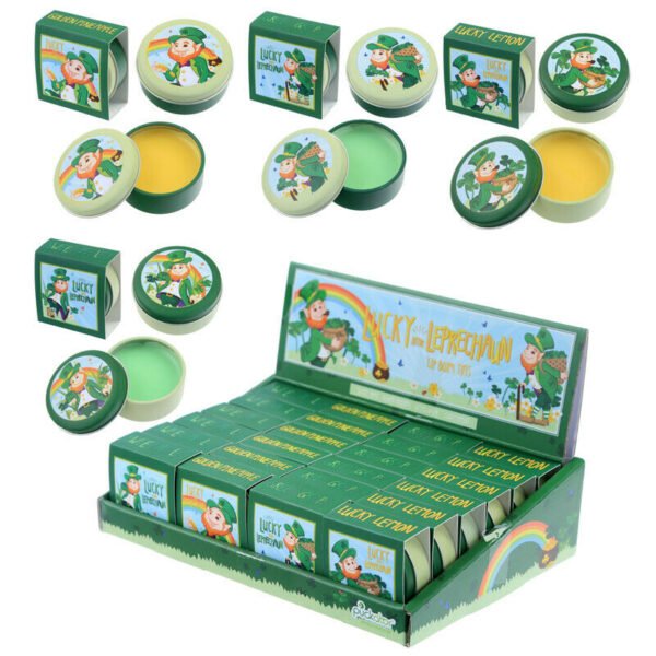Collectable Design~Funky Lip Balm in a Tin Lucky Leprechaun